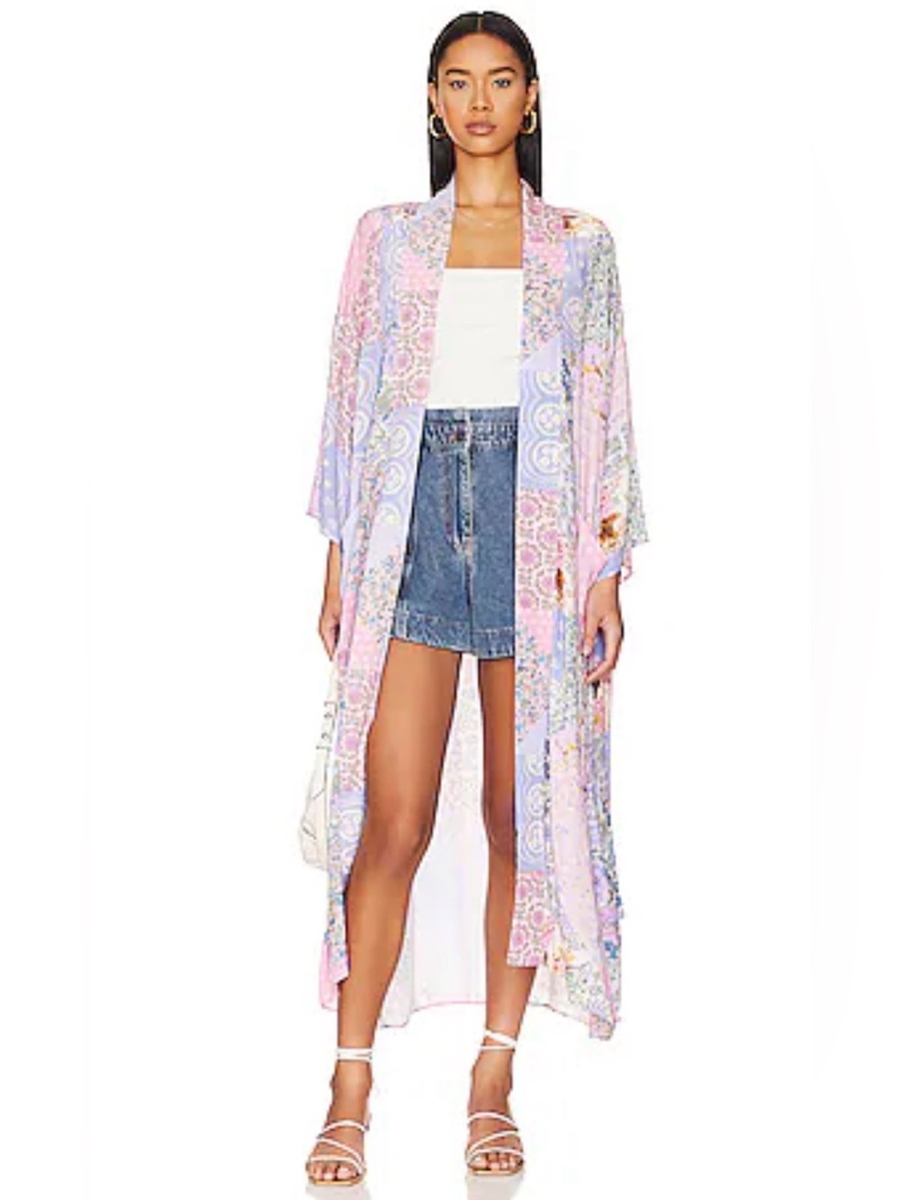 Spell & The Gypsy Collective Renew Patchwork Robe Duster - Picture 3 of 6